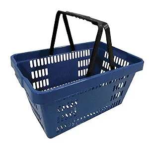 Cesta Plástica 13 Litros Azul C/Alca