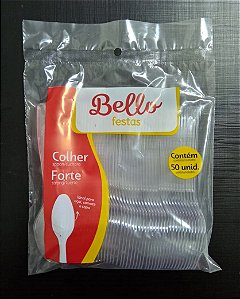 COLHER FORTE CRISTAL C/50