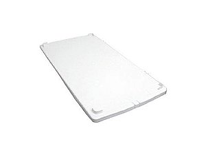 TAMPA PARA CAIXA PLAST 36lts BRANCA - SOMENTE TAMPA 65x45