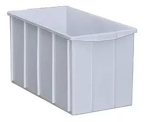 CAIXA PLASTICA BRANCA 70 LITROS 1020 71x35x35