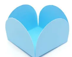 FORMA 4 PETALAS AZUL CEU C/50 UND