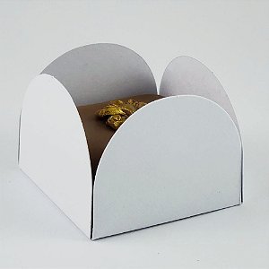 FORMA 4 PETALAS BRANCA C/100 UND