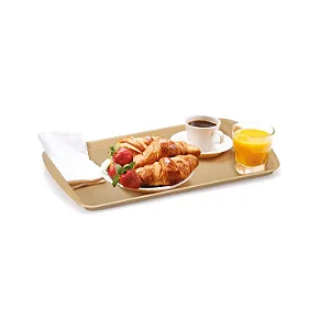 BANDEJA FAST-FOOD BEGE 43X30X3 REF797