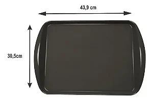 BANDEJA FAST-FOOD PRETA 43X30X3 REF1797