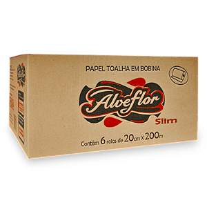 PAPEL TOALHA BOBINA SLIM 6X20X200MTS