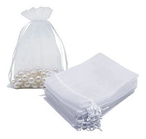 SACO ORGANZA 15X23 BRANCO C/10