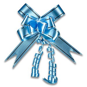 LACO PRONTO 39X18 AZUL BB C/ PRATA C/10