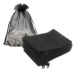 SACO ORGANZA 13X18 PRETO C/10
