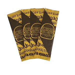 GUARD SACHE BURGER BLACK 28X20,5 1000 UND