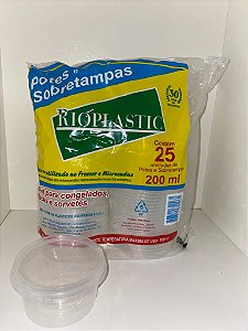 KIT 200ML POTE/SOBRETAMPA C/25