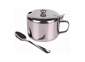 ACUCAREIRO DE INOX C/ COLHER 300GR