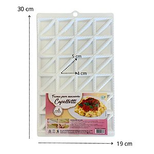 FORMA P/ MACARRAO CAPELLETTI 30x20cm