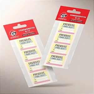 ETIQUETA COMEMORATIVA G-12 PCT 100 UN PRESENTE PARA VOCE