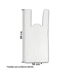 SACOLA 50X60 BRANCA FD 5KG
