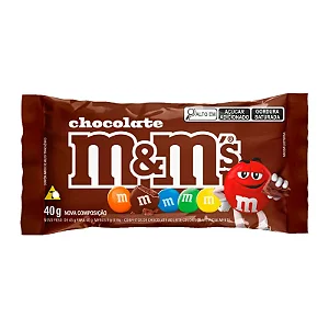CHOCOLATE M&M AO LEITE 40G