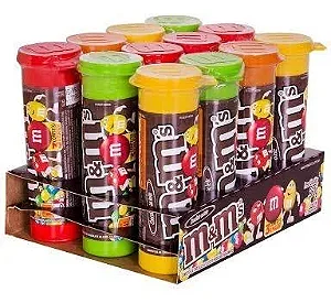 CHOCOLATE M&M MINI AO LEITE TUBO 30G