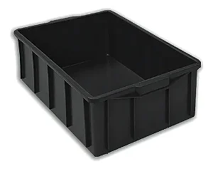 CAIXA 013 - 36 LITROS PRETA 62X38X21