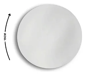 DISCO ISOPOR DI015CM BRANCO C/100 UND