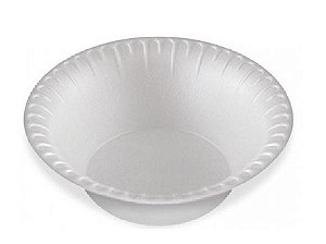 PRATO ISOPOR 15CM FUNDO C/20 (POTE CUMBUCA)