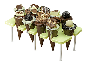 SUPORTE COM PEGA CONE