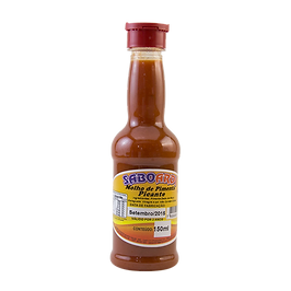 MOLHO PIMENTA PICANTE VERMELHO 150ML SABOARDI