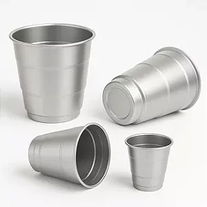 COPO REUTILIZAVEL ALUMINIO 470ML C/ 6 UNIDADES