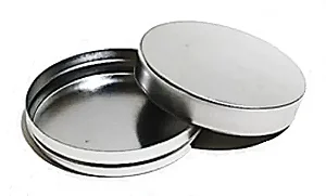 LATINHA ALUMINIO PRATA 5X2CM - C/10 UND