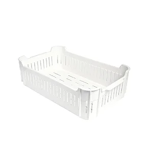 CAIXA PLAST VAZADA BRANCA 15LTS 47X28X14