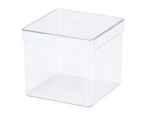 CAIXA ACRILICA TRANSPARENTE 8X8CM