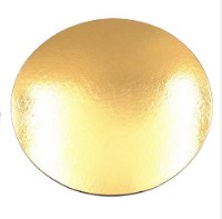 DISCO PAP REVESTIDO OURO N.6 31,5CM UND