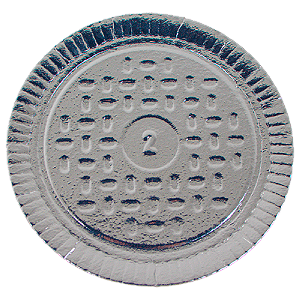 PRATO ALUMINIZADO N2 PRATA 18CM UNIDADE