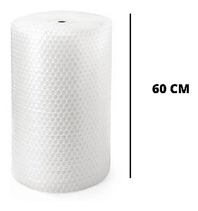 BOBINA PLASTICO BOLHA 60CM X 25 METRO