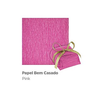 PAPEL PARA BEM CASADO PINK C/40