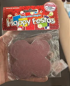 FORMA 4PETALAS MARROM C/50