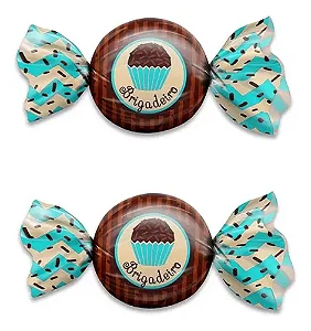 EMBALAGEM TRUFA BRIGADEIRO GOURMET 15X16 C/100
