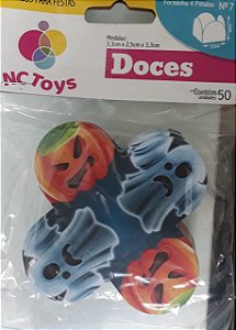 FORMA 4 PETALAS HALLOWEEN C/50