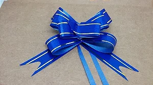 LACO PRONTO 39X18 AZUL ESCURO COM PRATA C/10