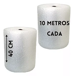 BOBINA PLASTICO BOLHA 40CM X 10 METRO