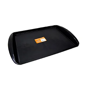 BANDEJA BIOPRATIKA PRETA FAST FOOD 34,7X23,5X2,3CM