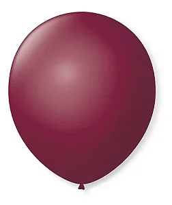 BALAO LISO N.7 BORDO C/50 UND