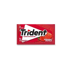 CHICLETE TRIDENT MORANGO 8GR C/5