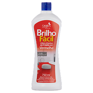 CERA LIQUIDA AUTOBRILHO VERMELHA - 750ML