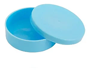 LATINHA PLAST. AZUL BEBE C/10 UND 20GRS 5X1