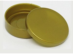 LATINHA PLASTICA 5X2 DOURADA C/10 20GR