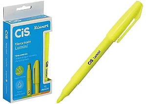 MARCADOR TEXTO AMARELO CIS LUMINI UND