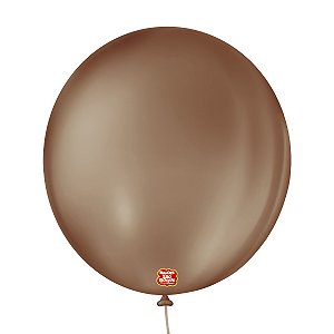 BALAO LISO 9 REDONDO CAFE BRASIL PCT C/50 UNIDADES