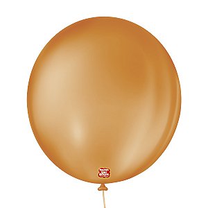 BALAO LISO 9 REDONDO LARANJA MANDARIM PCT C/50 UNIDADES