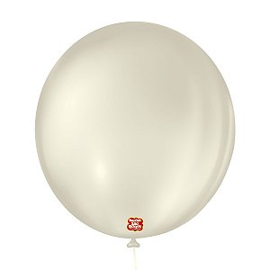 BALAO LISO 9 REDONDO AREIA C/50 UNIDADES