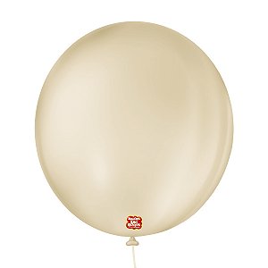 BALAO LISO 9 REDONDO BEGE PCT C/50 UNIDADES