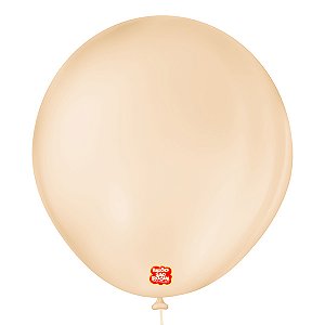 BALAO LISO 7 REDONDO BEGE C/50 UNIDADES